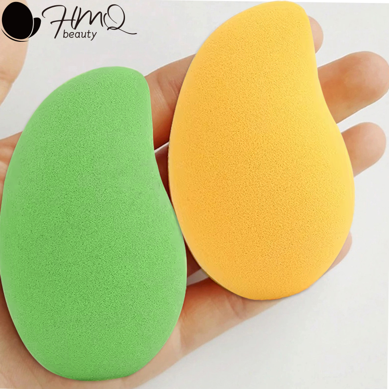 Beauty Makeup Blender - 12/2pcs 망고 모양 소프트 메이크업 스펀지