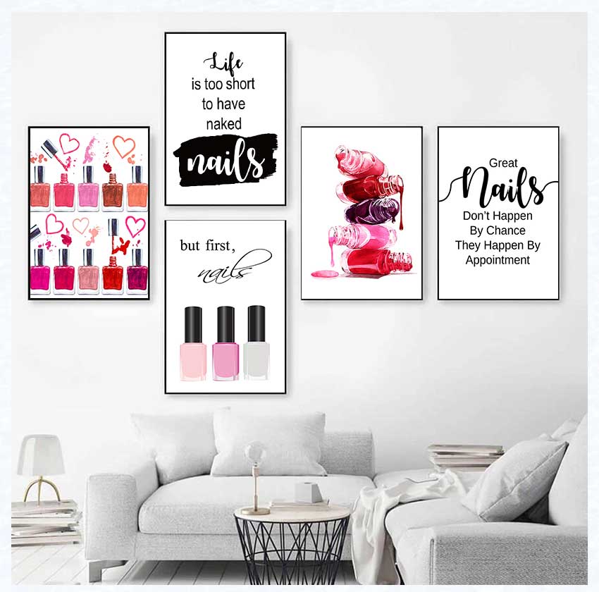 Makeup Is Beauty Quotes - 아트 포스터 및 프린트 네일 기술자