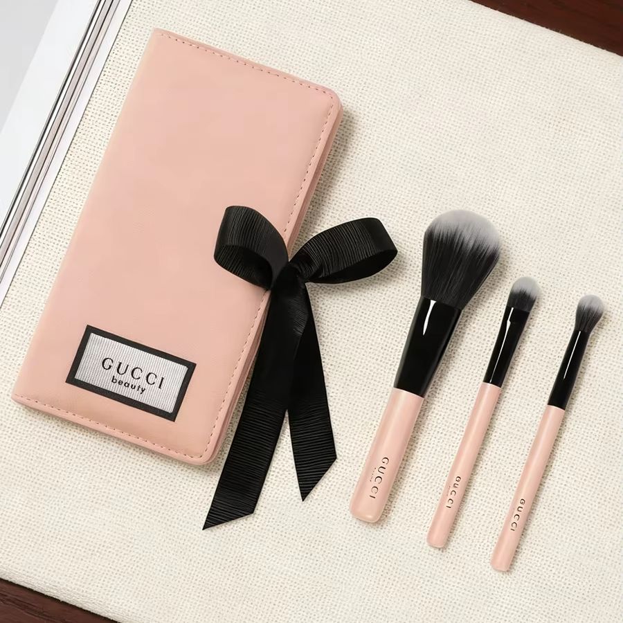 Ysl Beauty Makeup - 구찌 가방 메이크업 브러쉬 세트 핑크