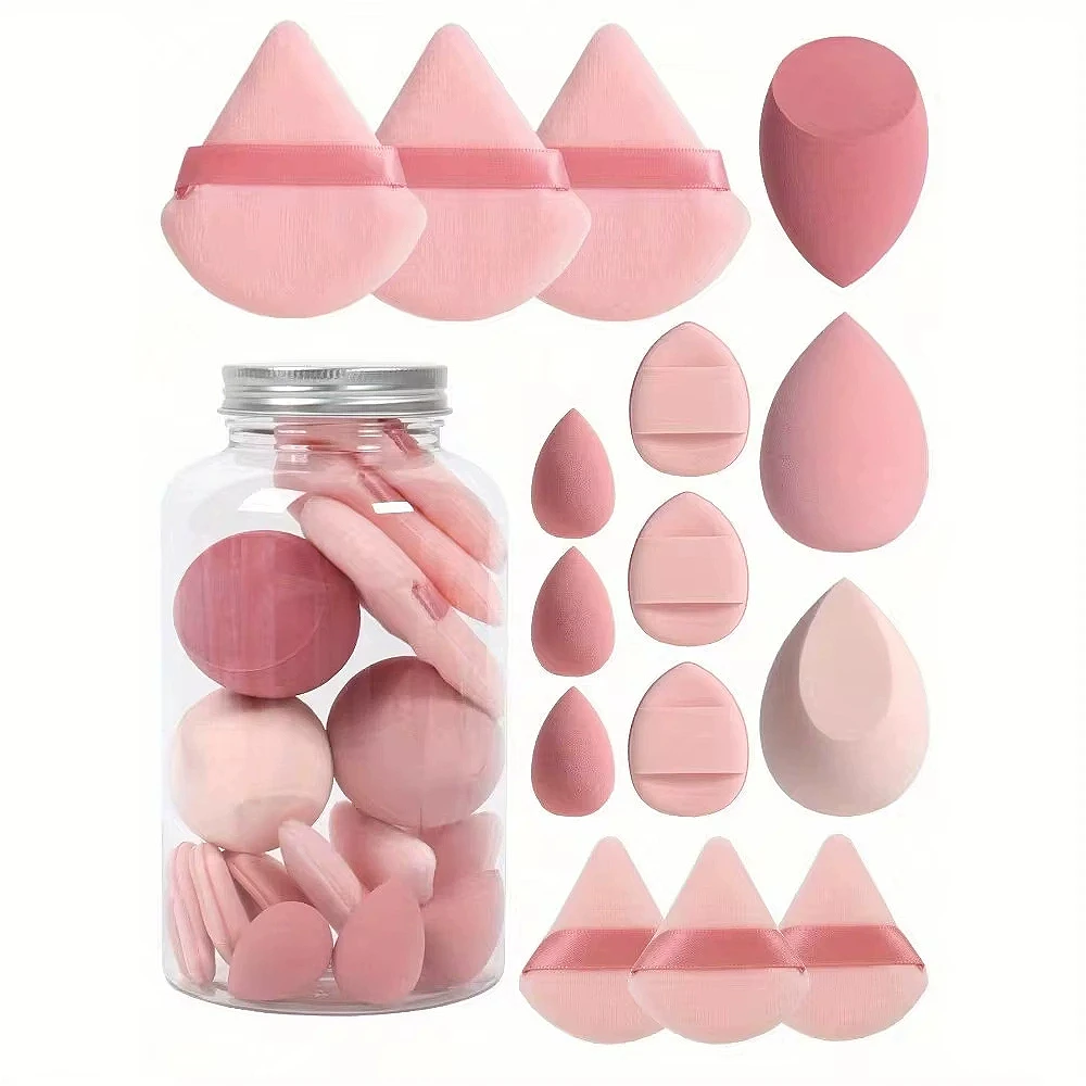 Beauty Makeup Blender - 12/15Pcs 메이크업 스펀지 코스메틱 퍼프 파운데이션