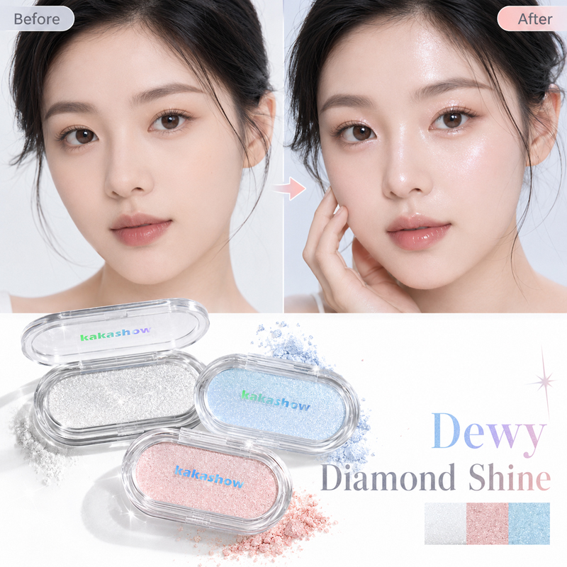 한국산 다이아몬드 쉬머 하이라이터 파우더, 3가지 색상 - Rare Beauty Makeup Highlighter 리뷰 및 가격