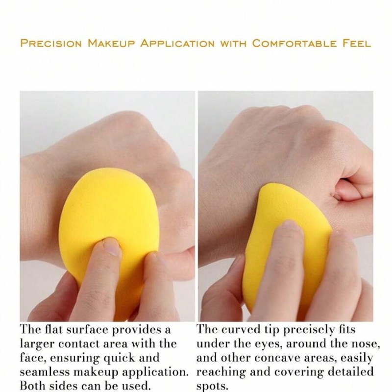 12/2pcs 망고 모양 소프트 메이크업 스펀지 페이스 - Beauty Makeup Blender 리뷰 및 가격