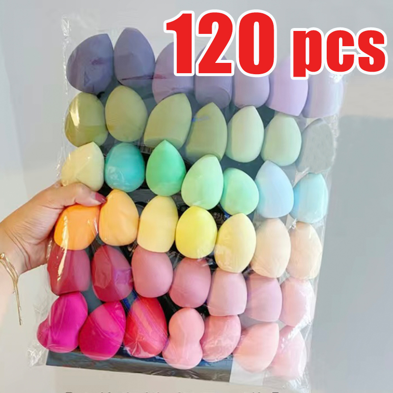 미니 메이크업 스폰지 무작위 색상 모양 조롱박 물방울  - Beauty Makeup Tools Use 리뷰 및 가격