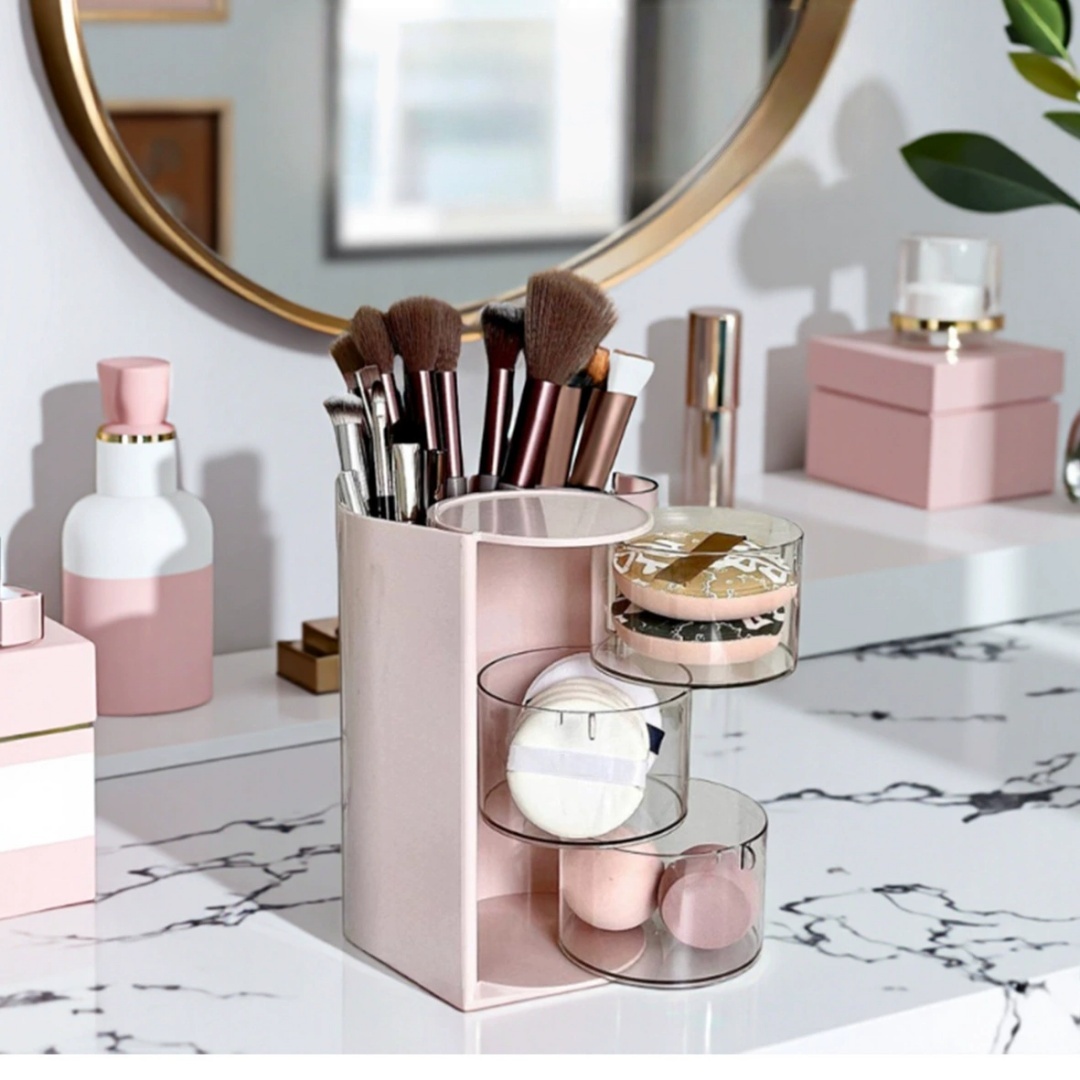 회전식 화장품 보관함, 메이크업 브러쉬, 파우더 퍼프, - Beauty Makeup Blender 리뷰 및 가격