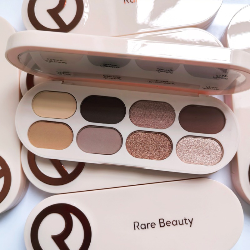 핫 브랜드 레어 뷰티 8색 쉬머 매트 아이섀도우 팔레트 - Rare Beauty Makeup Highlighter 리뷰 및 가격