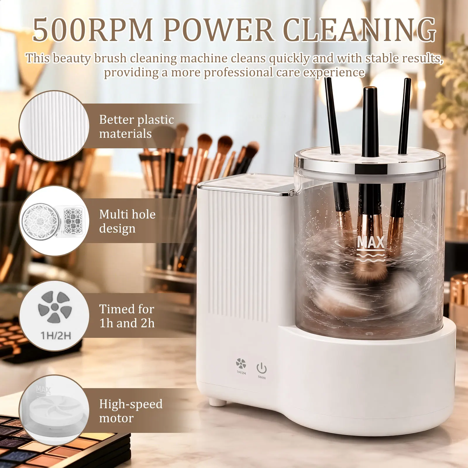 3 in 1 전기 메이크업 브러쉬 클리너 기계, 모든  - Beauty Makeup Tools Use 리뷰 및 가격