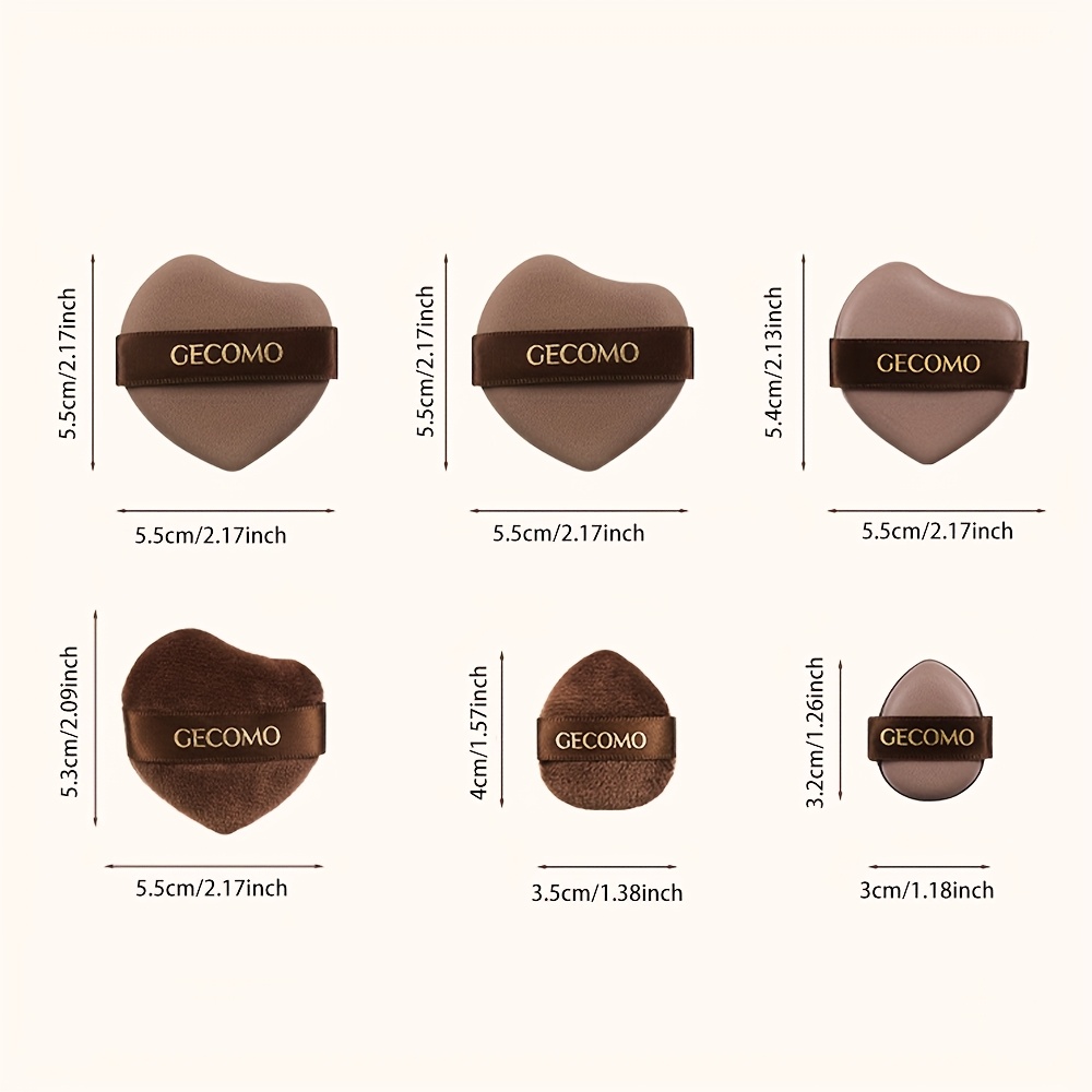 6개입 메이크업 뷰티 스펀지 파운데이션 루즈 파우더 블 - Beauty Makeup Tools Use 리뷰 및 가격