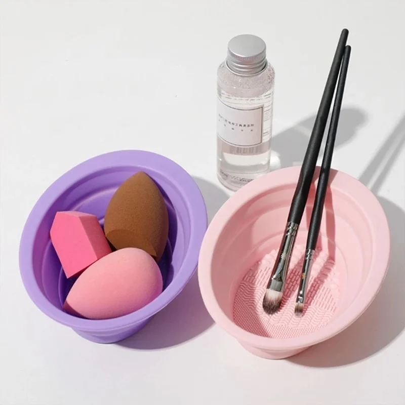 접이식 실리콘 메이크업 브러쉬 클리너 볼 화장품 세척  - Beauty Makeup Tools Use 리뷰 및 가격