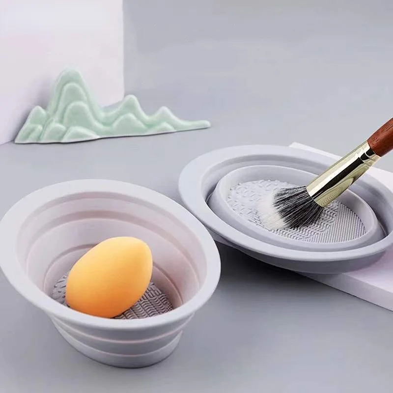 접이식 실리콘 메이크업 브러쉬 클리너 볼 화장품 세척  - Beauty Makeup Tools Use 리뷰 및 가격
