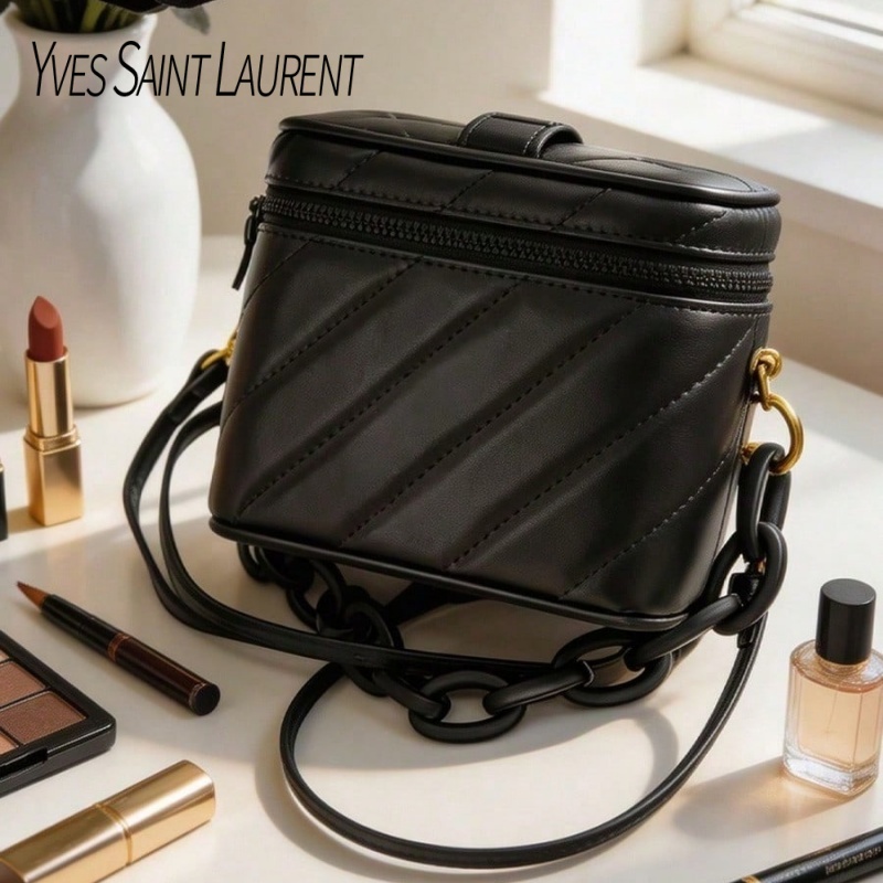 Yves Saint Laurent의 가방 블랙 퀼팅 미 - Ysl Beauty Makeup 리뷰 및 가격