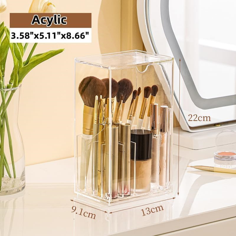 메이크업 브러쉬 홀더 주최자 클리어 데스크 Comest - Beauty Makeup Organizer 리뷰 및 가격