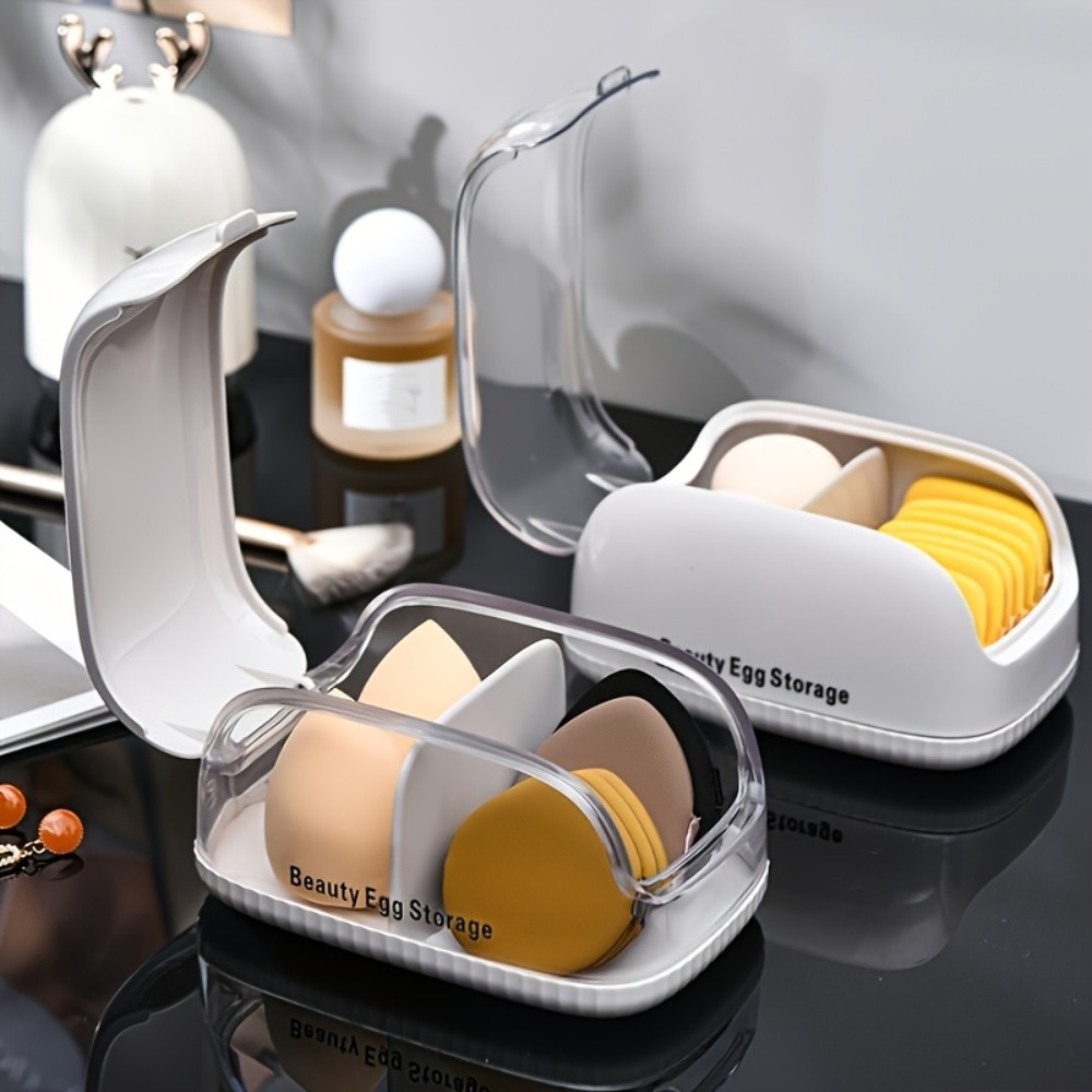 듀얼 컴파트먼트 뷰티 스펀지 보관함 투명 뚜껑 메이크업 - Beauty Makeup Blender 리뷰 및 가격