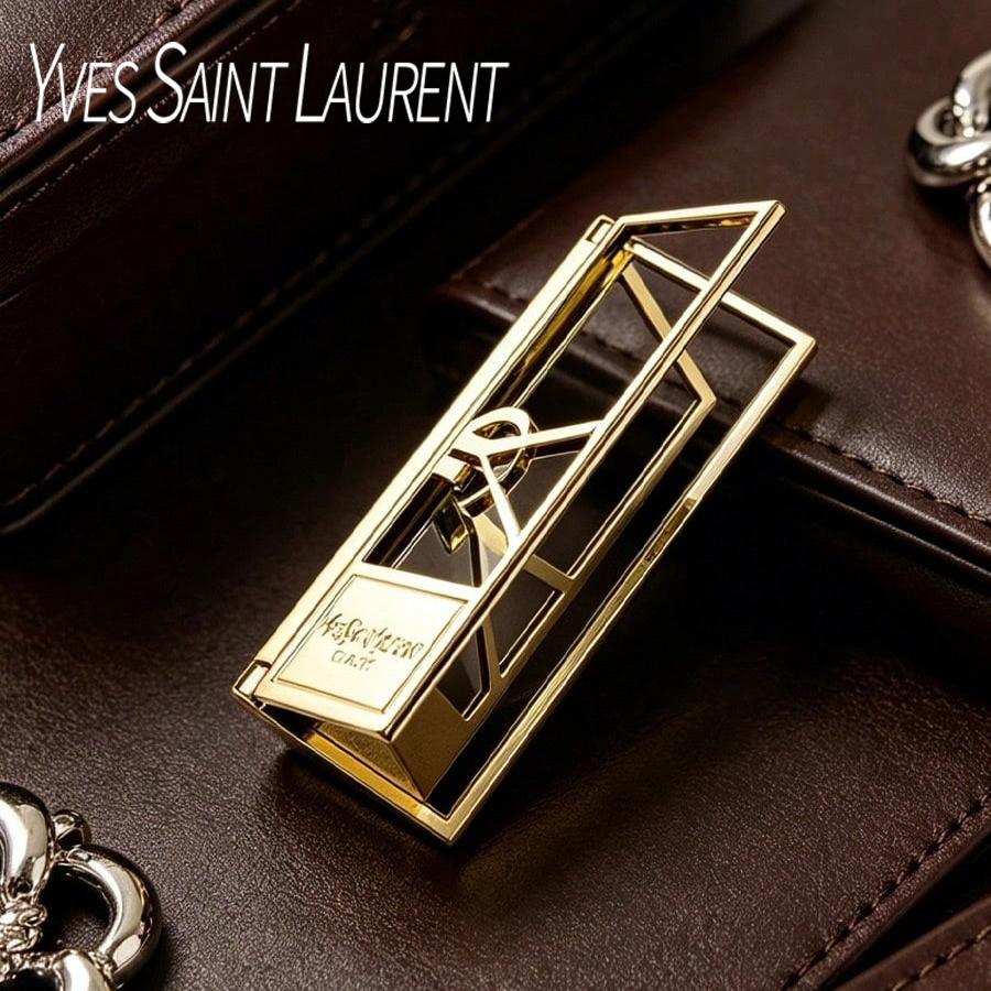 YSL 고급 골든 휴대용 접이식 화장 거울, 가볍고 휴 - Ysl Beauty Makeup 리뷰 및 가격