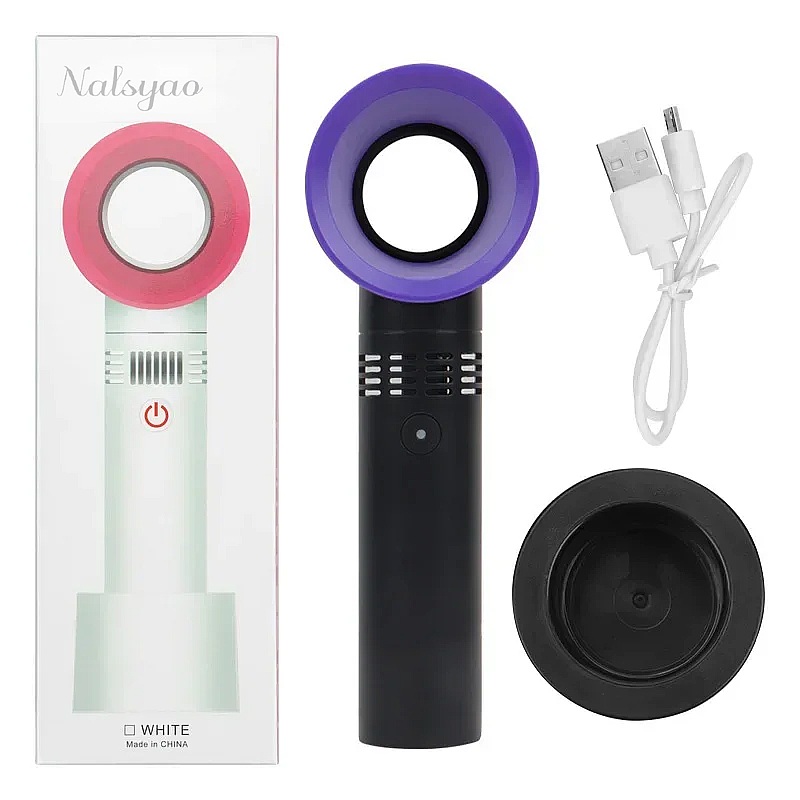 USB 충전식 속눈썹 건조기, 날개 없는 팬, 저전력  - Beauty Makeup Organizer 리뷰 및 가격